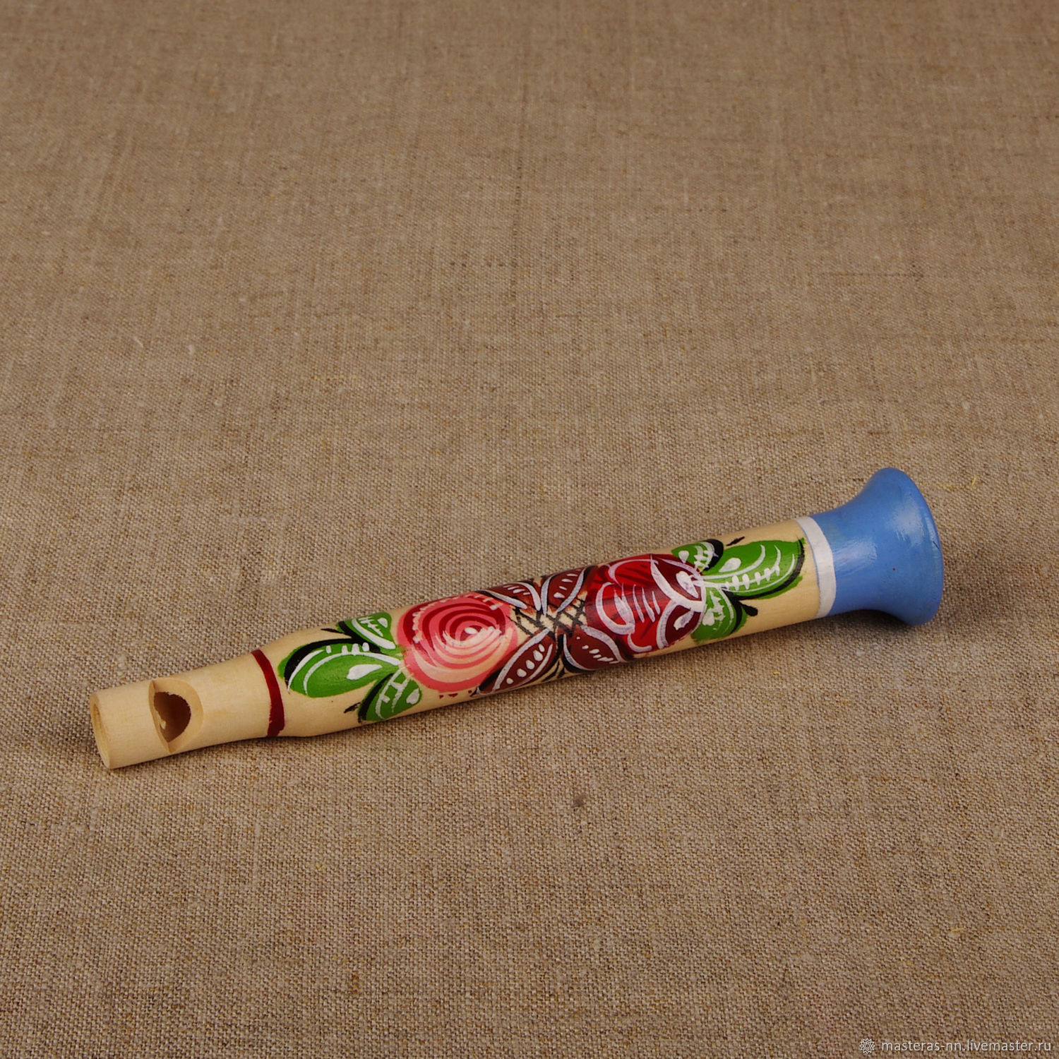 Свисток деревянный с росписью, Другие инструменты, Балахна,  Фото №1