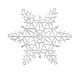 SNOWFLAKE on the tree lace, embroidered, Christmas decorations, Moscow,  Фото №1