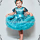 Baby dress 'Turquoise splatter' Art.162. Childrens Dress. ModSister. Online shopping on My Livemaster.  Фото №2