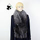 Order Chic fur scarf boa fur black-brown Fox. VN-408. Mishan (mishan). Livemaster. . Collars Фото №3