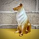 Collie - sable with white: author's statuette. Figurines. Creative workshop Cheerful porcelain. My Livemaster. Фото №5
