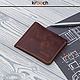 Leather Wallet KRUCHER. Wallet unisex. Wallets. Anton KROOCH. Online shopping on My Livemaster.  Фото №2