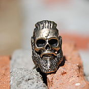 Украшения handmade. Livemaster - original item Bronze bead - Ragnar Lothbrok. Handmade.