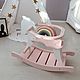 Rocking horse mini light-pink, Pillow for feeding, Moscow,  Фото №1