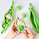 Pattern and video mk. Beetle and green peas, Tilda Toys, Moscow,  Фото №1