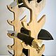 Настольная подставка для 7 ножей с ножнами (чехлы). Подставки. Wood apple decor. Ярмарка Мастеров.  Фото №6