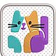 Вышивка шеврон патч нашивка КОТ. Атрибутика субкультур. Ananas-4. Интернет-магазин Ярмарка Мастеров.  Фото №2
