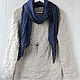 Linen blouse with open edges, Blouses, Tomsk,  Фото №1