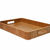 Для дома и интерьера handmade. Livemaster - original item Large wooden tray with handles 37x26x5. Breakfast. Art.2210. Handmade.