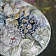  "Le Bouquet Clair". Брошь-булавка. EmbroideryART (vasilevamaria). Ярмарка Мастеров.  Фото №5