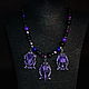 A gift for the New Year - GOTHIC beads. Subculture decorations. FamilySkiners. My Livemaster. Фото №4