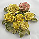 Ceramic rose flower for interior. Sculpture. Elena Zaychenko - Lenzay Ceramics. Online shopping on My Livemaster.  Фото №2