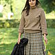 Tweed wool plaid skirt. Skirts. Katlen-store. Online shopping on My Livemaster.  Фото №2