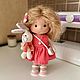 Интерьерная текстильная кукла. Интерьерная кукла. Людмила (luda_dolls). Ярмарка Мастеров.  Фото №4