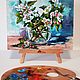 Order A sprig of a blooming apple tree oil painting Painting flowers of an apple tree. Vladyart. Livemaster. . Pictures Фото №3