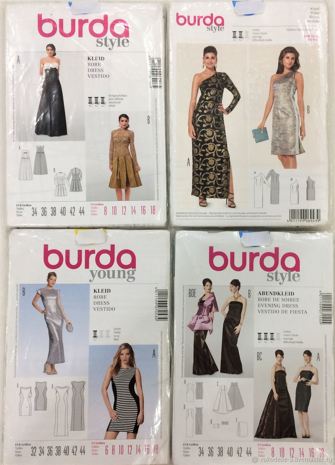 Burda вечерние платья