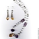 Necklace from natural stones - amethyst, citrine, rock crystal. Christmas gifts. Jewerly Perls Shop Azazu-ru. Online shopping on My Livemaster.  Фото №2