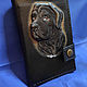 Leather business card case "CANE CORSO". Business card holders. Furmani. Online shopping on My Livemaster.  Фото №2