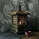 Order Large Japanese Lantern Lantern Wooden Antique Lantern. 'My s Muhtarom'. Livemaster. . Candlesticks Фото №3