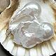 ПАРА КРУПНЫЕ ЖЕМЧУГ барочный, Бусины, Москва,  Фото №1