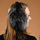 Order Ear-muffs of Fox and Karakul. Fur495. Livemaster. . Fur headphones Фото №3