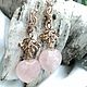 Earrings 'Pink heart'. Earrings. Beautiful gifts for the good people (Alura-lights). Online shopping on My Livemaster.  Фото №2