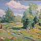  пейзаж. Дорожка.Художник Чербинский. 70-е. Картины. 1-j-art-salon. Интернет-магазин Ярмарка Мастеров.  Фото №2