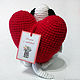 Puppy-Valentine. Gifts for February 14. Knitted toys & Wood products. My Livemaster. Фото №5