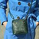  Women's brown leather handbag Brooke ModS83-621. Crossbody bag. Natalia Kalinovskaya. My Livemaster. Фото №6