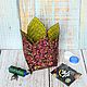 Textile candy box ' Bordeaux', Storage of things, Moscow,  Фото №1