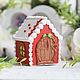 3D Silicone soap mold 'Gingerbread House'. Form. Silicone molds (vremya-kupaniya). Online shopping on My Livemaster.  Фото №2