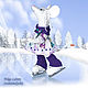 Mouse figure skater  plush soft toy Tilda rag toy rare toy. Tilda Dolls. Strana malyshej (Olga). Ярмарка Мастеров.  Фото №5