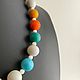 Винтажное колье из матового муранского стекла Arcobaleno. Бусы. I love Murano. Интернет-магазин Ярмарка Мастеров.  Фото №2