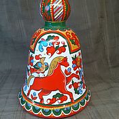 Сувениры и подарки handmade. Livemaster - original item Bell with Boretsky painting 