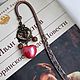 Bookmark About love with a red heart. Bookmark. Little pleasures for every day. My Livemaster. Фото №4