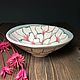 Тарелка нерикоми «Сакура». Тарелки. Pylina-ceramics. Ярмарка Мастеров.  Фото №4