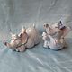 Nao by Lladro. Пара чудесных фарфоровых слоников, Скульптуры, Челябинск,  Фото №1