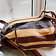 Backpack leather with hand painted for Oksana. Classic Bag. Inella-more leather bags/. My Livemaster. Фото №6