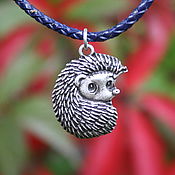 Украшения handmade. Livemaster - original item Hedgehog pendant 925 silver. Handmade.