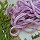 Chenille 4 mm lilac, Cords, Stavropol,  Фото №1