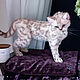 Игрушка кот. Снежный бенгальский котик. Мягкие игрушки. Игрушки ручной работы| Юлия Дынер. Ярмарка Мастеров.  Фото №10