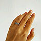 Anillos de boda de pareja con patrones, plata (Ob18). Engagement rings. anna-epifanova. Ярмарка Мастеров.  Фото №6