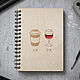 Wooden Wine Notebook, Notebooks, Volzhsky,  Фото №1