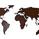 Деревянная карта мира на стену 150х80 см, орех. Карты мира. Afi Design. Интернет-магазин Ярмарка Мастеров.  Фото №2