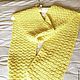 Хлопковый шарфик нежно-лимонного цвета. Шарфы. CottonWool by Natalia Terekhova. Ярмарка Мастеров.  Фото №5