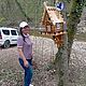 Скворечник избушка "Мелодия лета.". Кормушки для птиц. Звезда Уссури. Ярмарка Мастеров.  Фото №11