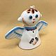 Order Angel porcelain bell. Veselyj farfor. Livemaster. . Bells Фото №3