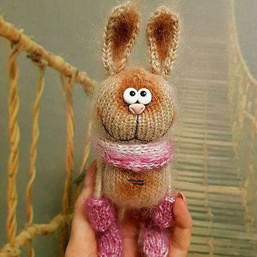 Куклы и игрушки ручной работы. Ярмарка Мастеров - ручная работа Описание зайка. Handmade.