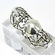 Заказать Кольцо на весь палец Ипомея серебра 925 пробы HH0133. Sunny Silver. Ярмарка Мастеров. . Кольцо на весь палец Фото №3