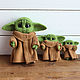  Малыш Йода Мандалорец. Войлочная игрушка. ToysMari (handmademari). Ярмарка Мастеров.  Фото №4